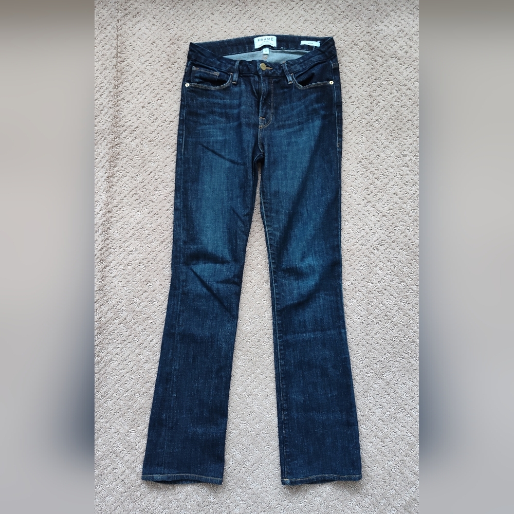 Frame Denim Women’s Dark Blue Boot Cut Jeans